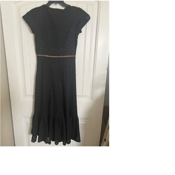 Michael Kors Eyelet Lace Midi Dress - Picture 2 of 4